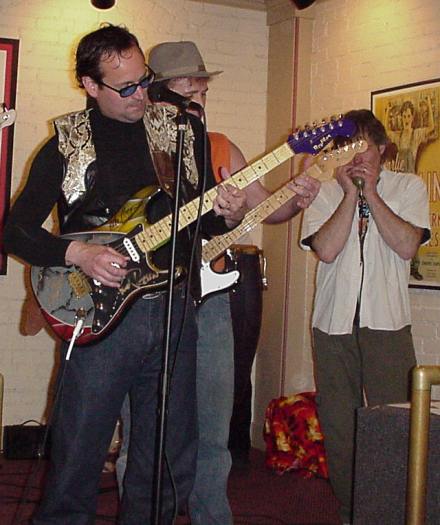 These boyz get serious about their blues.